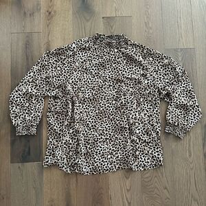 Torrid cheetah sheer top